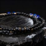 Naszyjnik Damski “Szept Prawdy” – z Lapis Lazuli i Czarnym Turmalinem _ bedlava