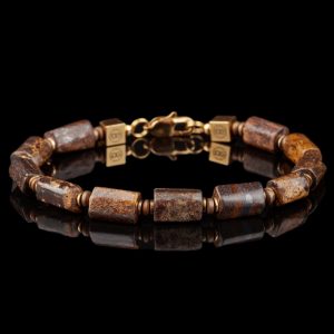 Bransoletka Męska "Amulet Ochrony" – z bronzytu i hematytu
